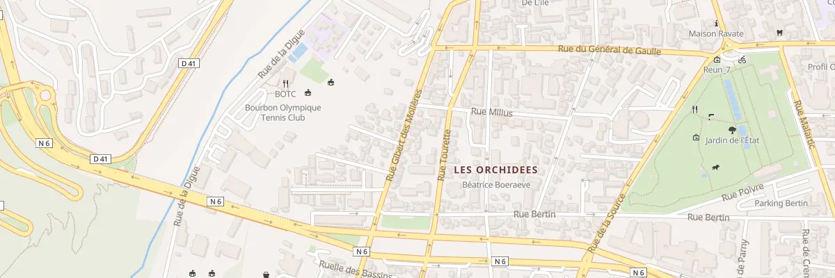 Plan du 13 Rue Gibert des Molières à Saint-Denis
