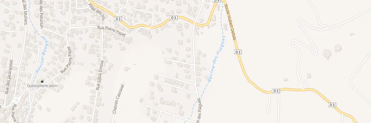 Plan du 61 Rue des Fiagues à Saint-Louis
