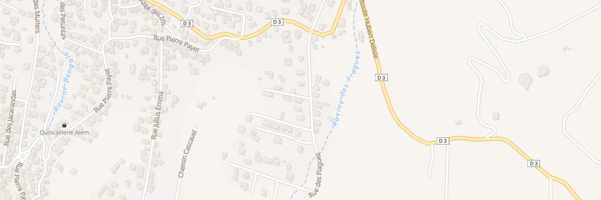 Plan du 59 Rue des Fiagues à Saint-Louis