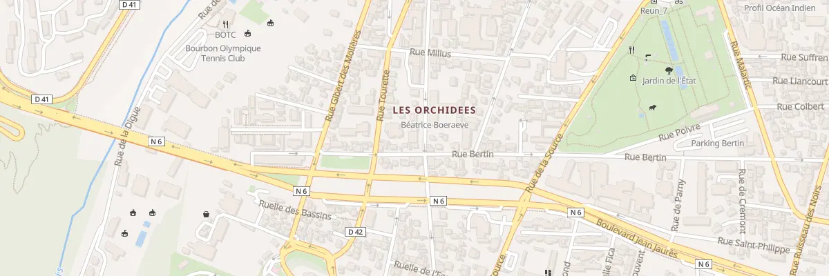 Plan du 44 Rue Philibert à Saint-Denis