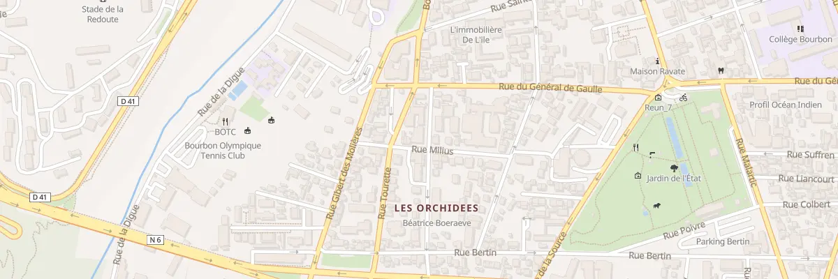 Plan du 6 Rue Philibert à Saint-Denis