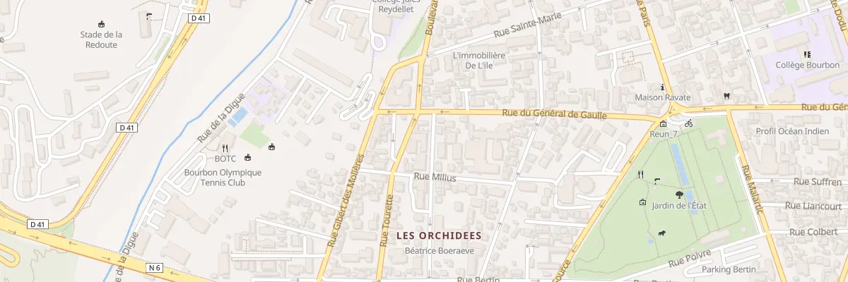 Plan du 4 Rue Philibert à Saint-Denis