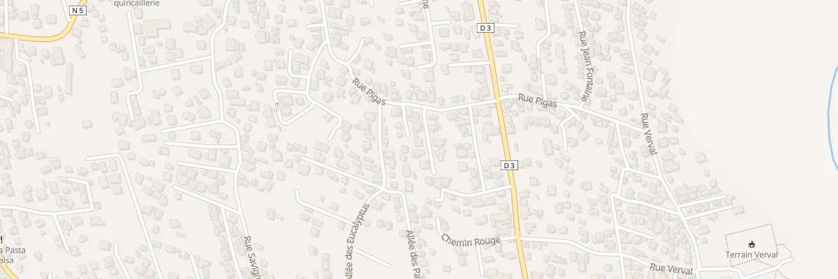 Plan du 50 Rue Pigas à Saint-Louis