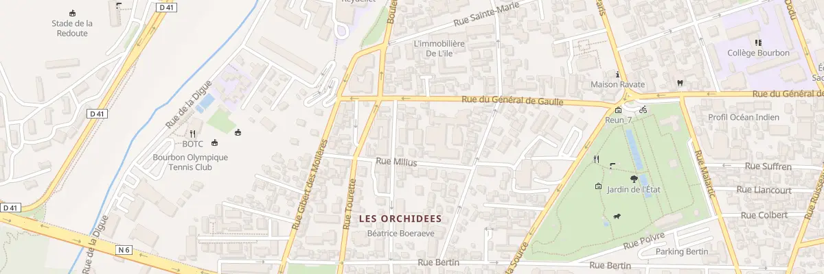 Plan du 5 Rue Philibert à Saint-Denis
