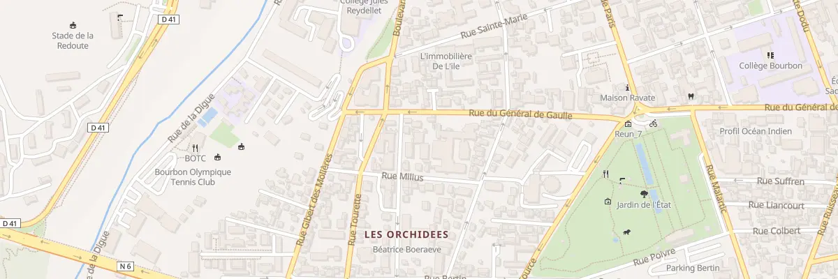Plan du 3 Rue Philibert à Saint-Denis