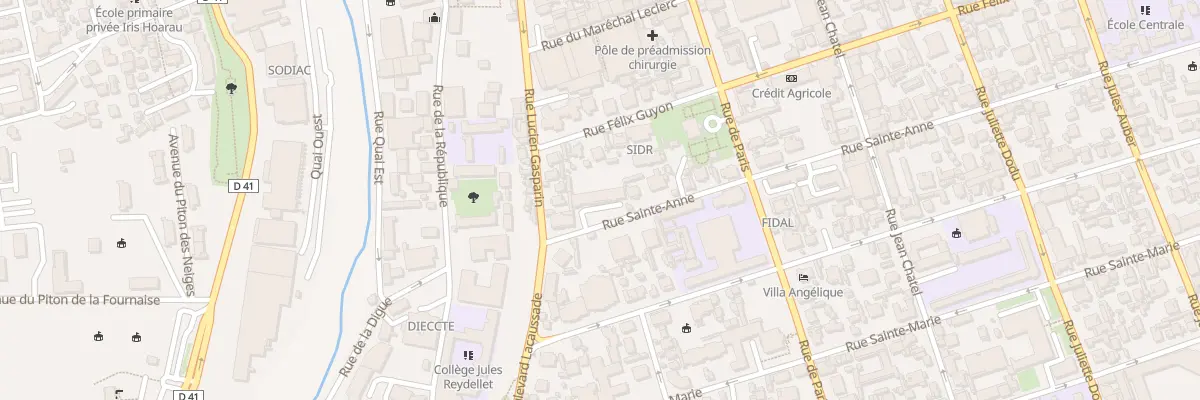 Plan du 1B Rue Sainte Anne à Saint-Denis