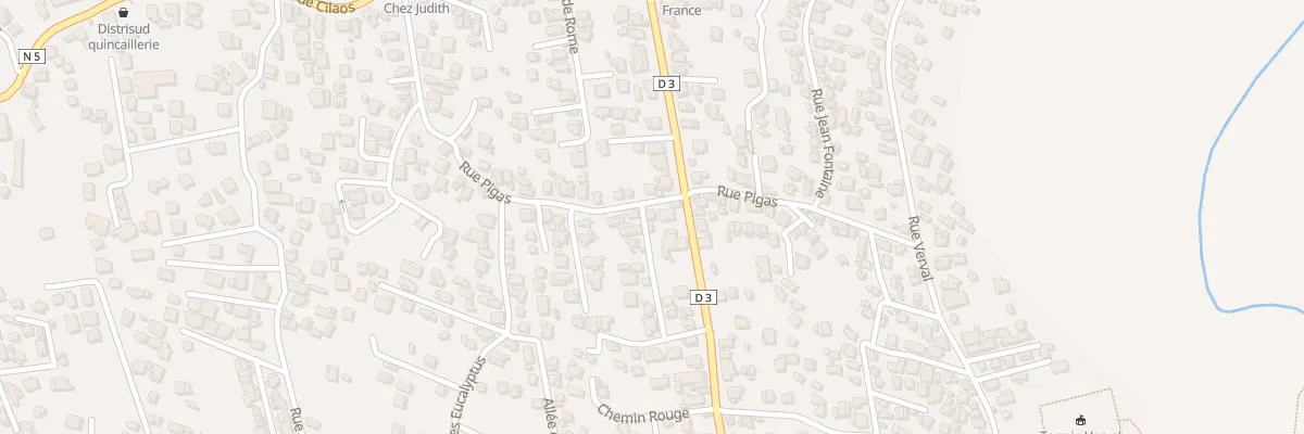 Plan du 86 Rue Pigas à Saint-Louis