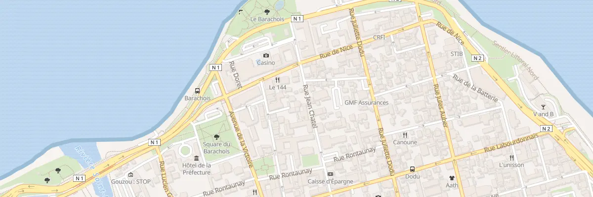 Plan du 8 Rue Jean Chatel à Saint-Denis