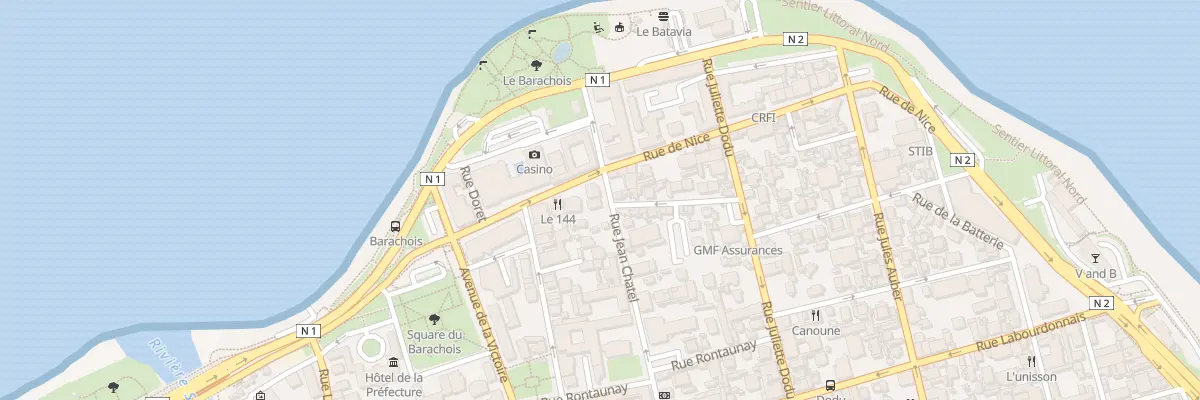 Plan du 2B Rue Jean Chatel à Saint-Denis
