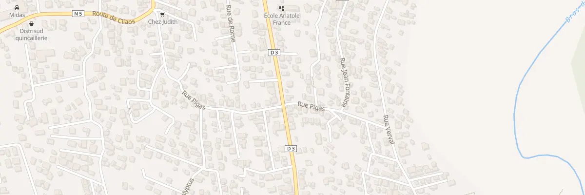 Plan du 59 Rue Pigas à Saint-Louis