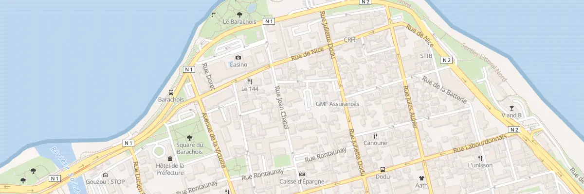 Plan du 11 Rue Jean Chatel à Saint-Denis