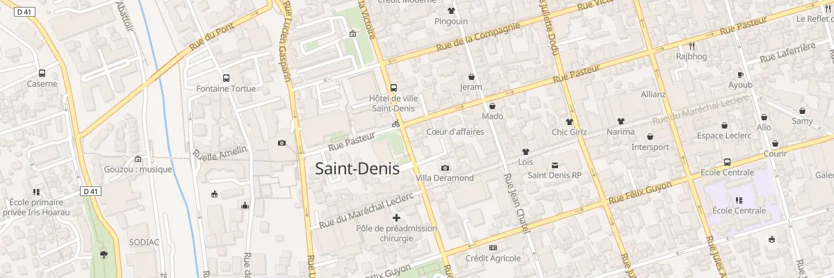 Plan du 9 Rue de Paris à Saint-Denis