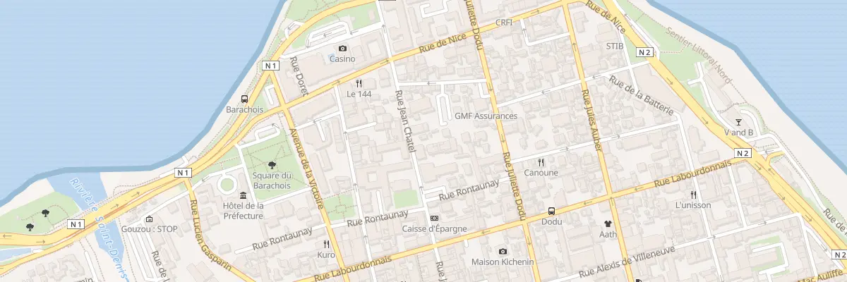 Plan du 19 Rue Jean Chatel à Saint-Denis