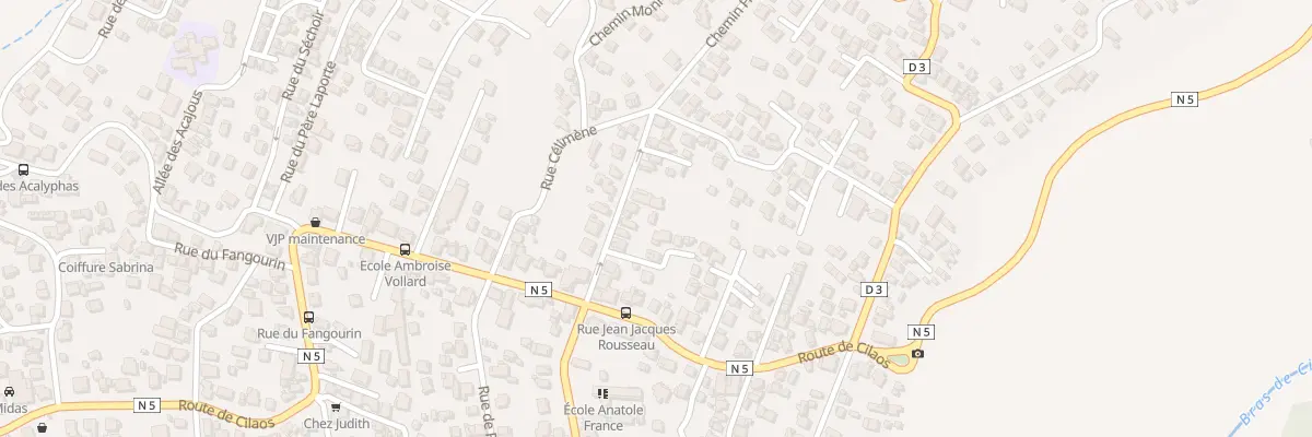 Plan du 10 Rue Jean-jacques Rousseau à Saint-Louis