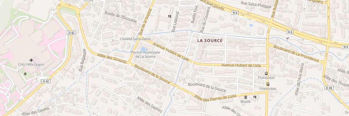Plan du 44 Av H Delisle à Saint-Denis