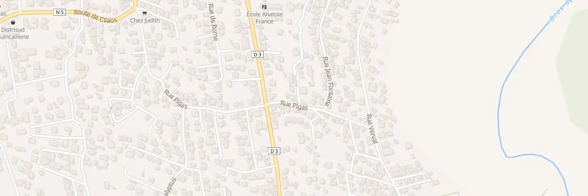 Plan du 65 Rue Pigas à Saint-Louis