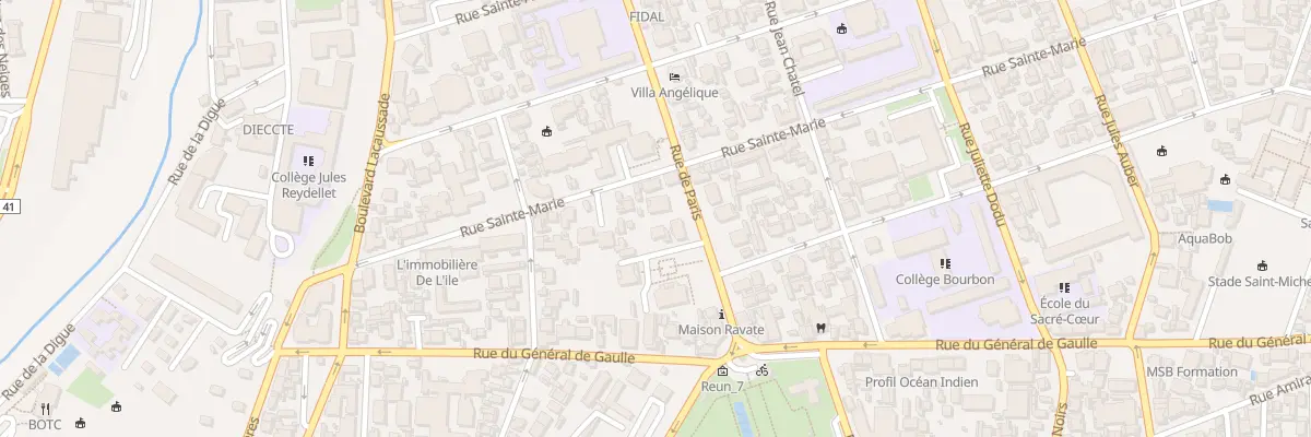 Plan du 32 Rue de Paris à Saint-Denis