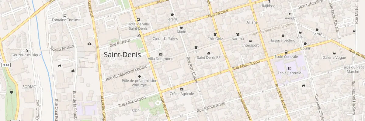 Plan du 98 Rue Jean Chatel à Saint-Denis