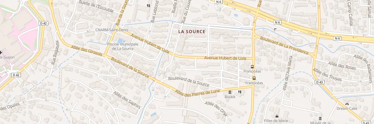 Plan du 58 Av H Delisle à Saint-Denis
