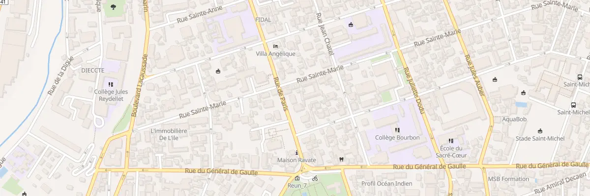 Plan du 47 Rue de Paris à Saint-Denis