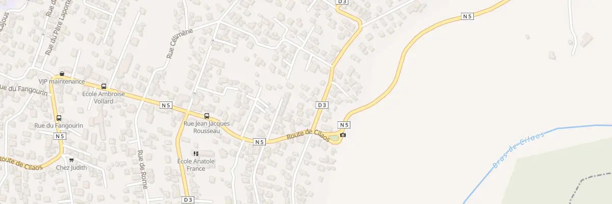 Plan du 299 Rte de Cilaos à Saint-Louis