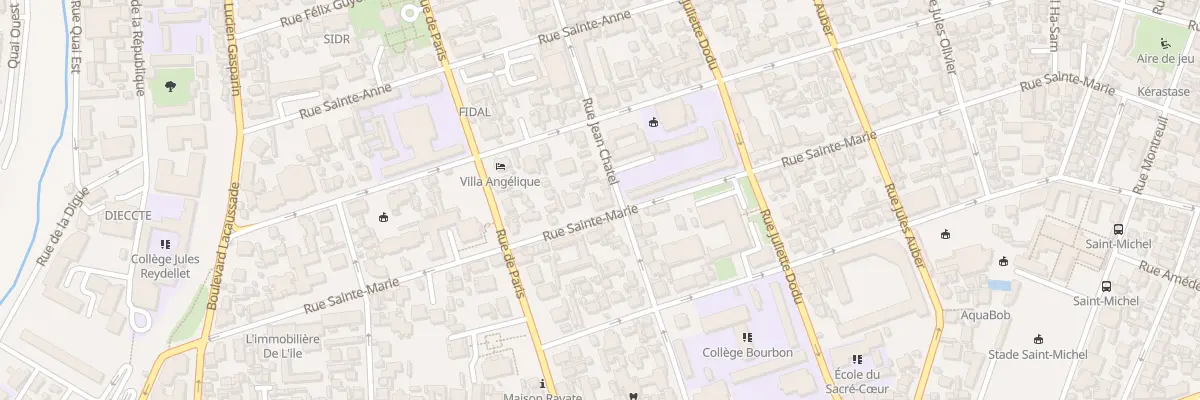 Plan du 31 Rue Sainte Marie à Saint-Denis