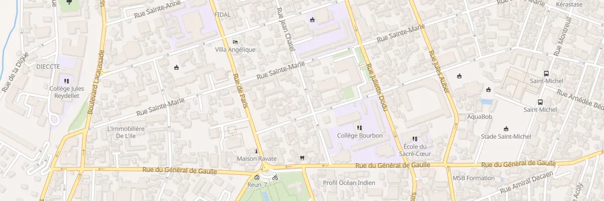 Plan du 1421 Rue Jean Chatel à Saint-Denis
