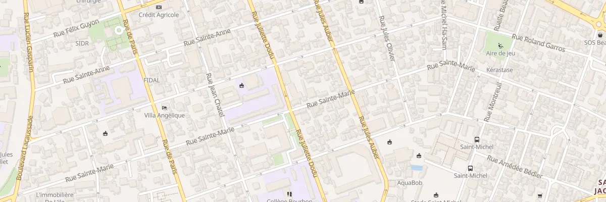 Plan du 37 Rue Sainte Marie à Saint-Denis