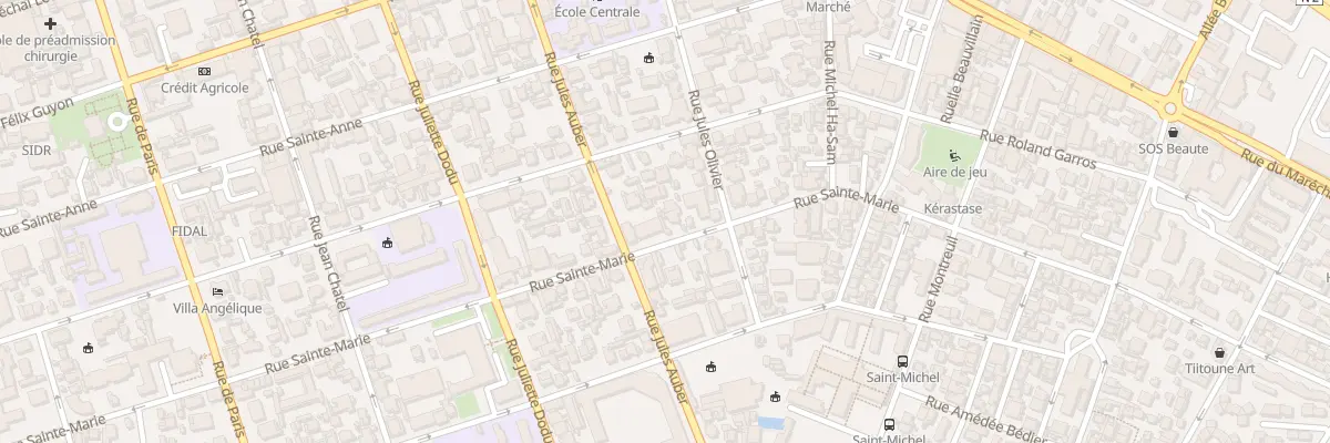 Plan du 57 Rue Sainte Marie à Saint-Denis