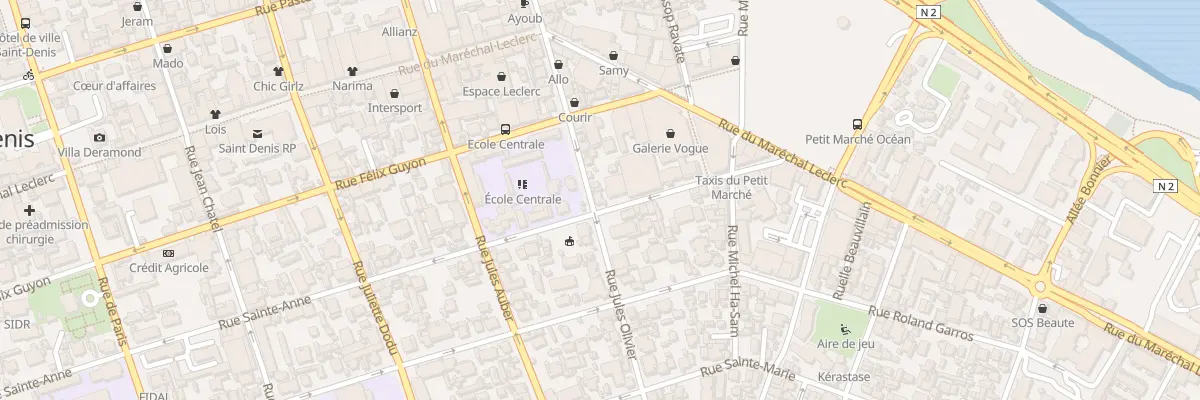 Plan du 33 Rue Jules Olivier à Saint-Denis