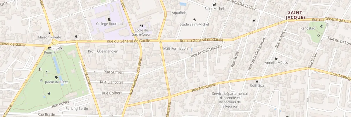 Plan du 13B Rue de l’Amiral Decaen à Saint-Denis
