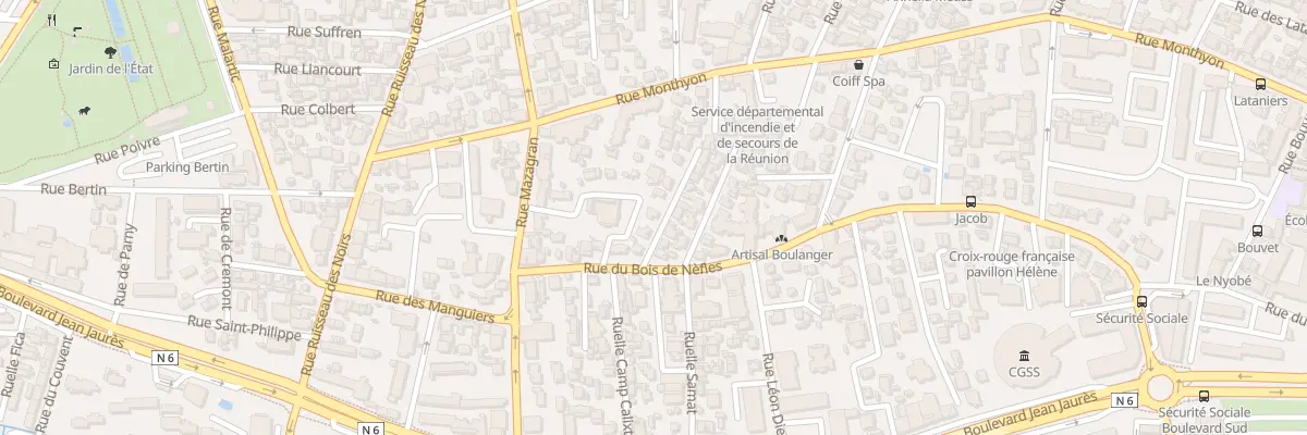 Plan du 3 All de la Cité Lemerle à Saint-Denis