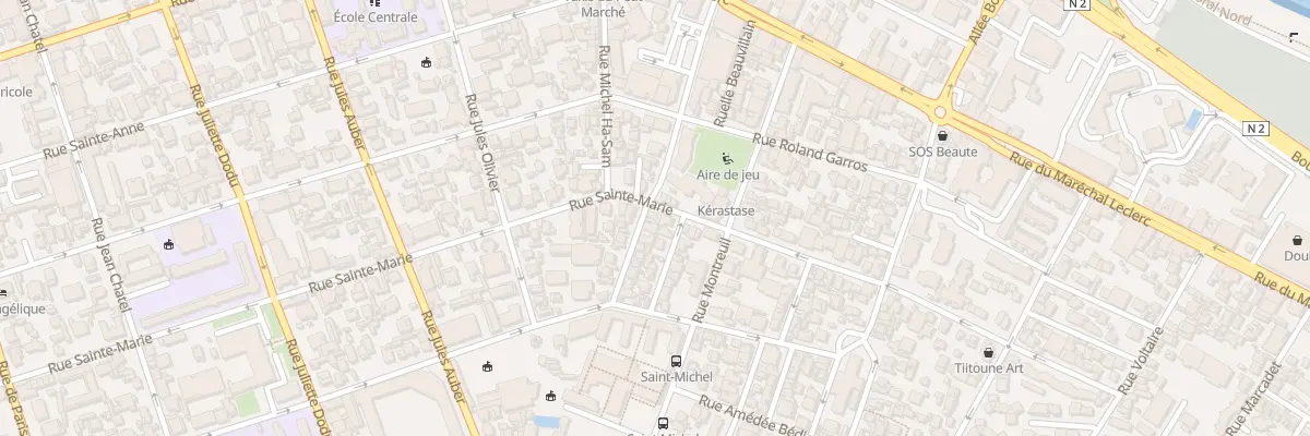 Plan du 1 Rue Joseph Hubert à Saint-Denis