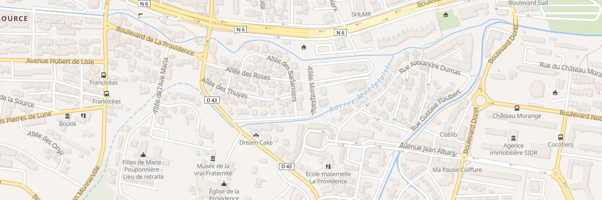 Plan du 25 All des Badamiers à Saint-Denis