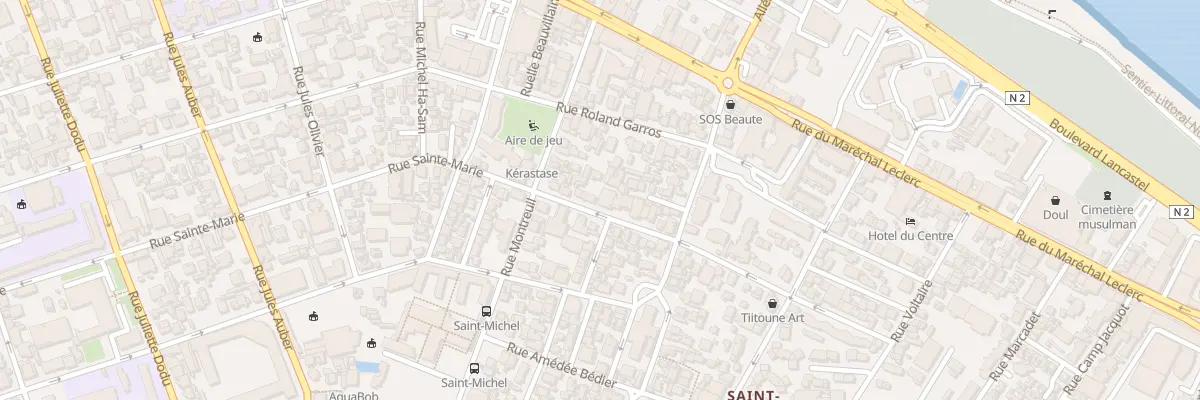 Plan du 121B Rue Sainte Marie à Saint-Denis