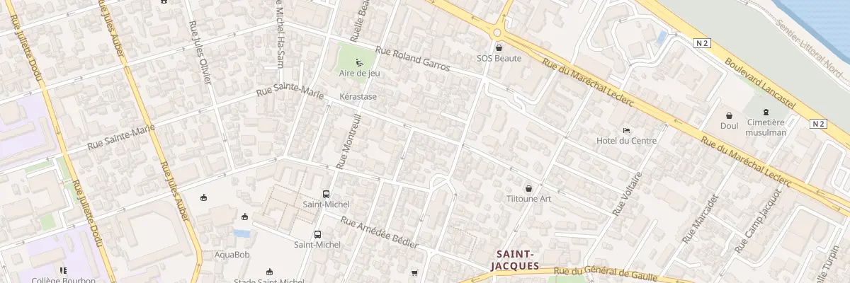Plan du 156 Rue Sainte Marie à Saint-Denis