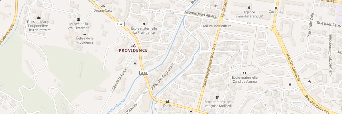 Plan du 17 All des Sagoutiers à Saint-Denis