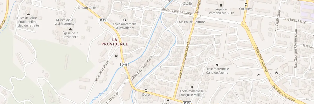 Plan du 38 All des Sagoutiers à Saint-Denis
