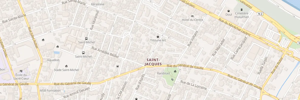 Plan du 8T Rle Pavée à Saint-Denis