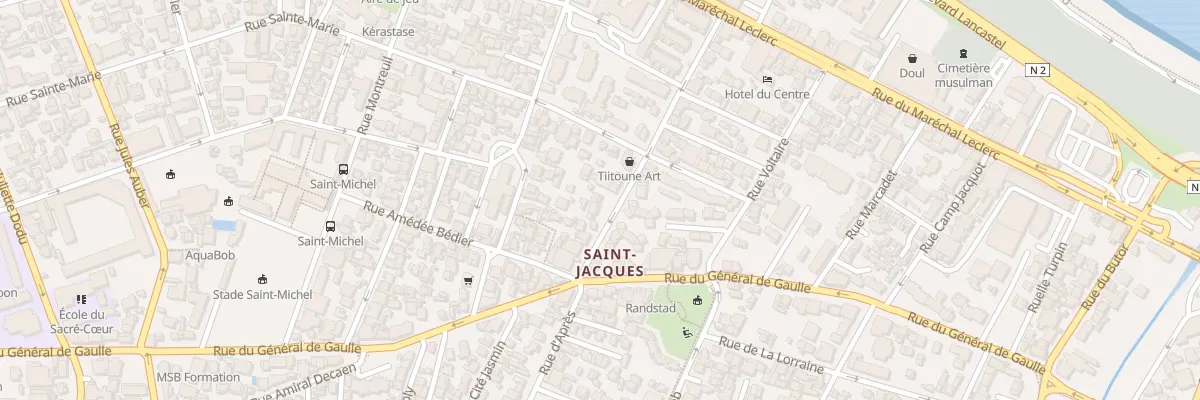 Plan du 6 Rle Pavée à Saint-Denis