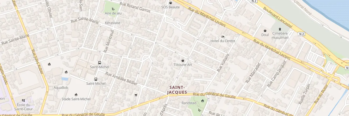 Plan du 186 Rue Sainte Marie à Saint-Denis