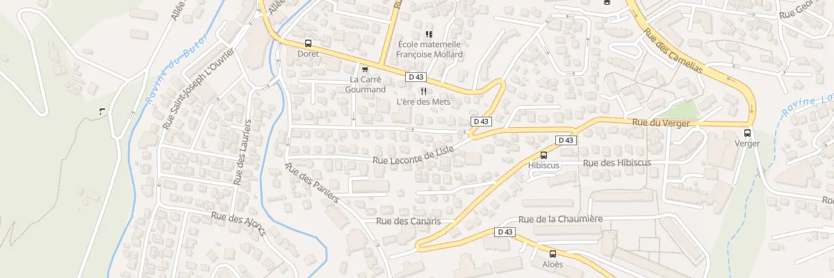 Plan du 3 Rue des Cytises à Saint-Denis