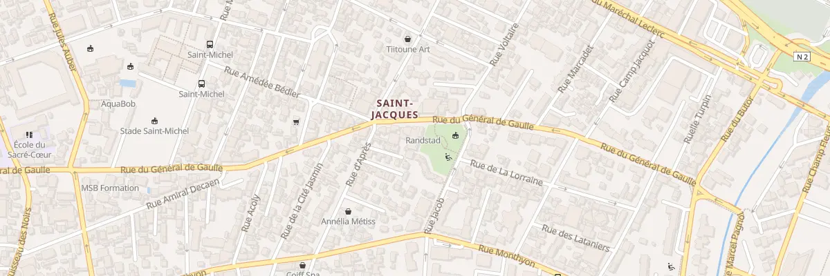 Plan du 132 Rue du Gal de Gaulle à Saint-Denis