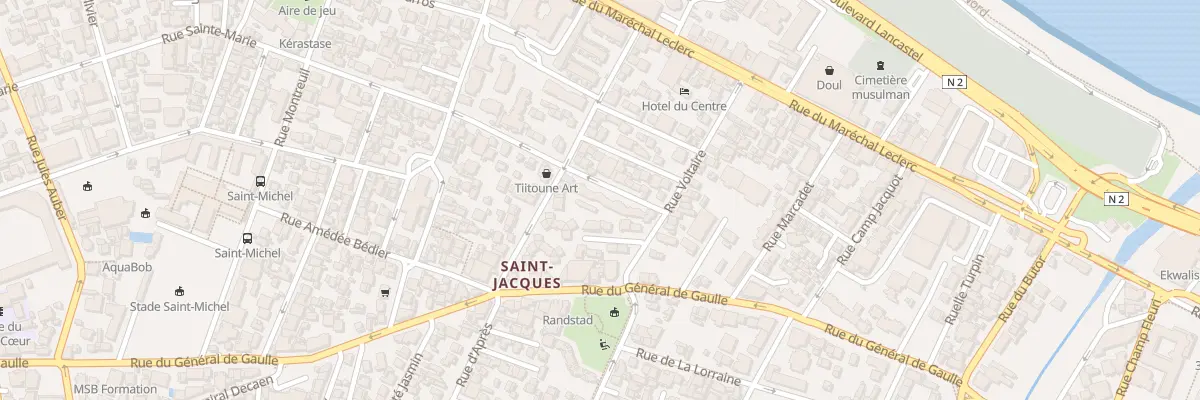 Plan du 196 Rue Sainte Marie à Saint-Denis