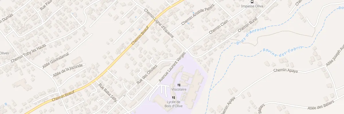 Plan du 31 Rue des Oliviers à Saint-Pierre