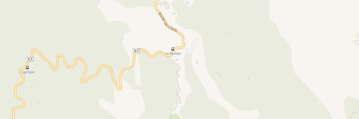 Plan du 1 Sen du Petit Bras à Cilaos