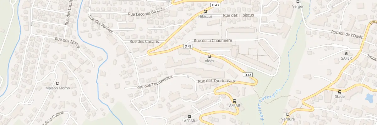 Plan du 66 Bd Saint Francois à Saint-Denis
