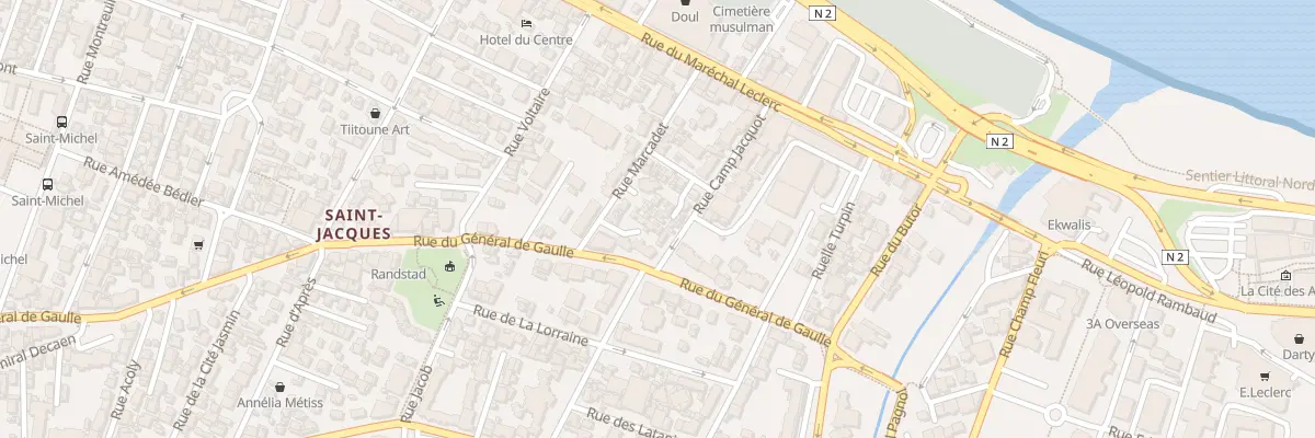 Plan du 39 Rue Camp Jacquot à Saint-Denis