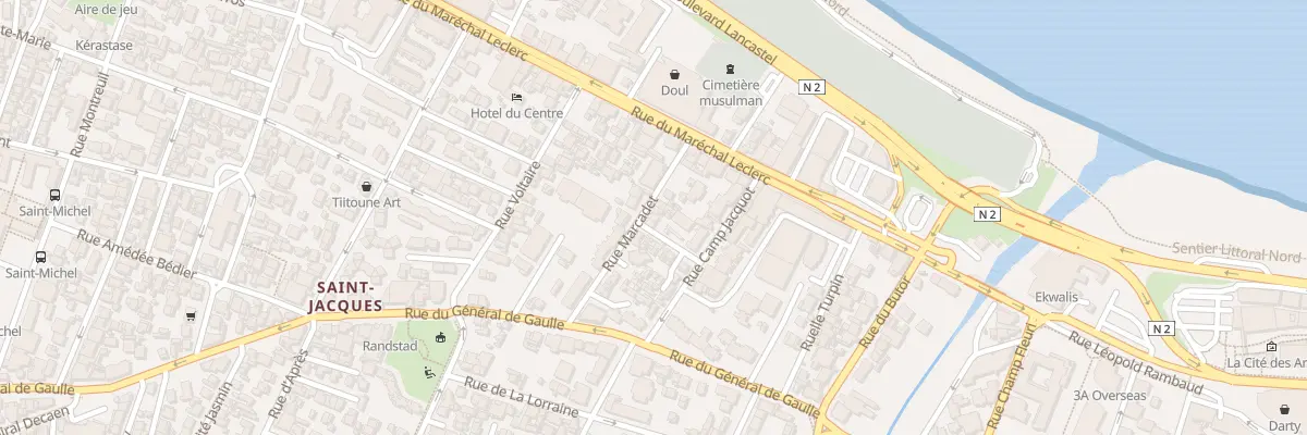 Plan du 9 Rue Camp Jacquot à Saint-Denis