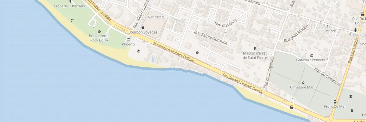 Plan du 107 Bd Hubert Delisle à Saint-Pierre